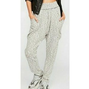 Free People heathered grey joggers small